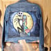 Hand Painted Nightmare Before Christmas denim size small jacket