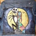 Hand Painted Nightmare Before Christmas denim size small jacket