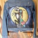 Hand Painted Nightmare Before Christmas denim size small jacket