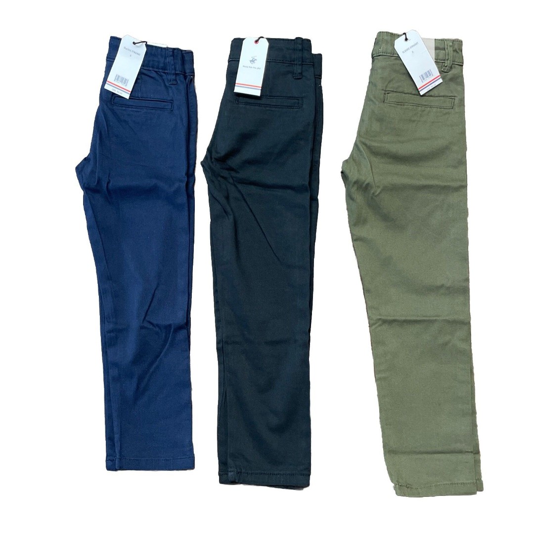 Beverly Hills polo Club Kids Chino Pants Size 6 Boys