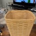 Medium Natural Longaberger Waste Basket.