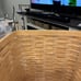 Medium Natural Longaberger Waste Basket.