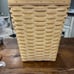 Medium Natural Longaberger Waste Basket.