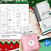 A6 Mini Printer, Portable Thermal Printer, Mini Sticker Printer, Bluetooth Conne