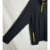 CHUBBIES Obsidian Black Yellow Quarter Zip Pullover Movementum Men's LARGE *NEW*