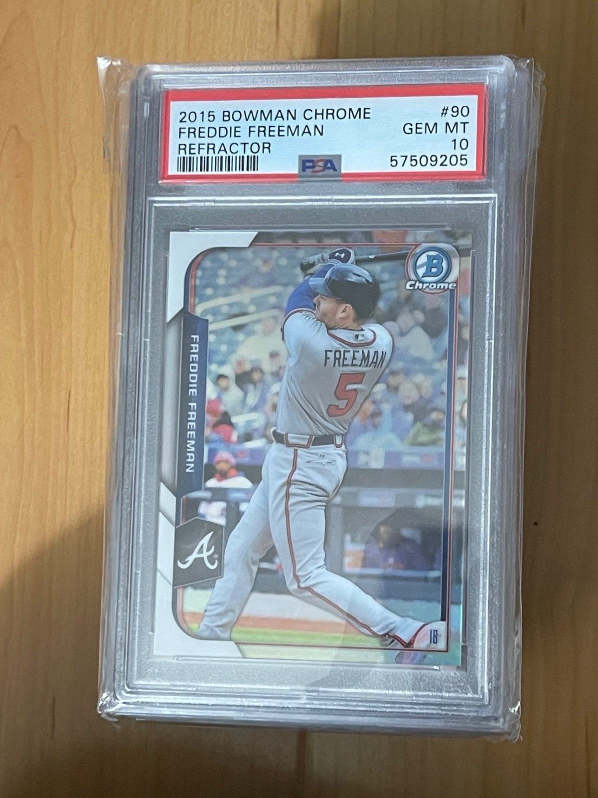 2015 Freddie Freeman PSA 10 395/499