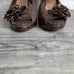 Salpy Vintage Floral Damask Wooden Heel