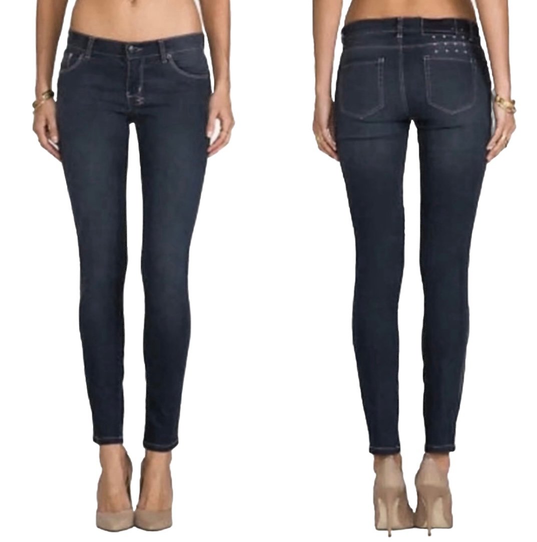Ksubi Skinny Pins I’m Shady Skinny Low Rise Women’s Blue Jeans Size 27