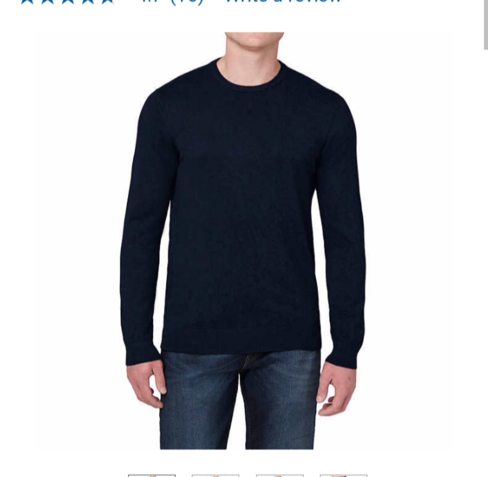 Buffalo men's crew neck sweater size large Available