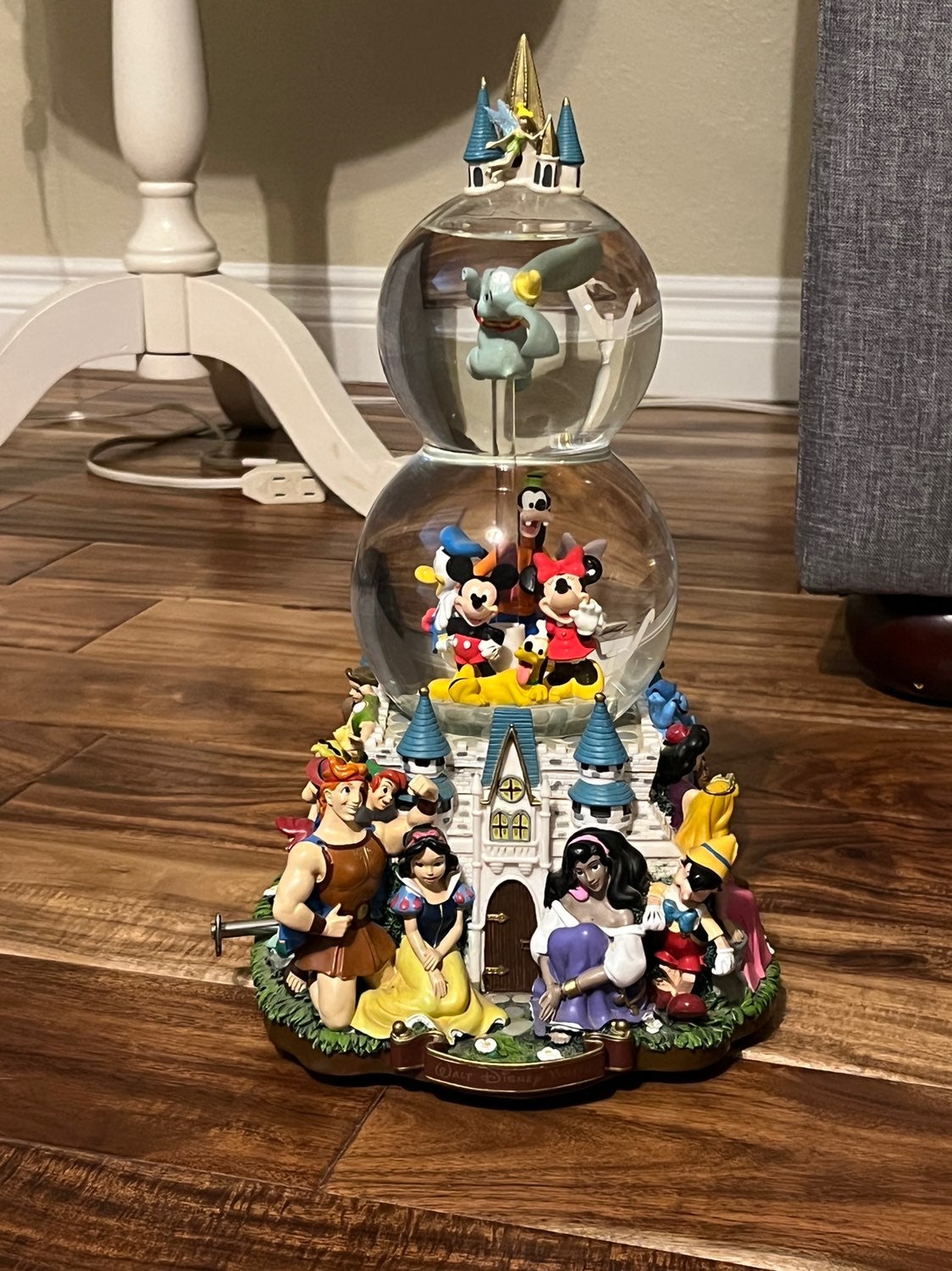 Disney World Character Snow Globe