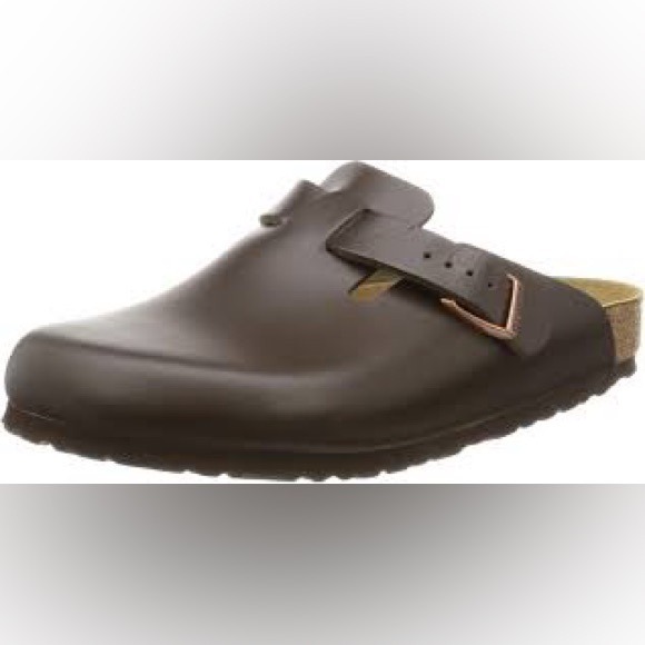 Birkenstock Boston clogs mules brown leather unisex sizing men’s 9 women’s 11