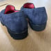 Women's Pas De Rouge Size 38.5 Navy Blue Platform Loafer Shoes