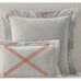 Restoration Hardware RH Italian Siena Velvet Euro Sham Mist Grey