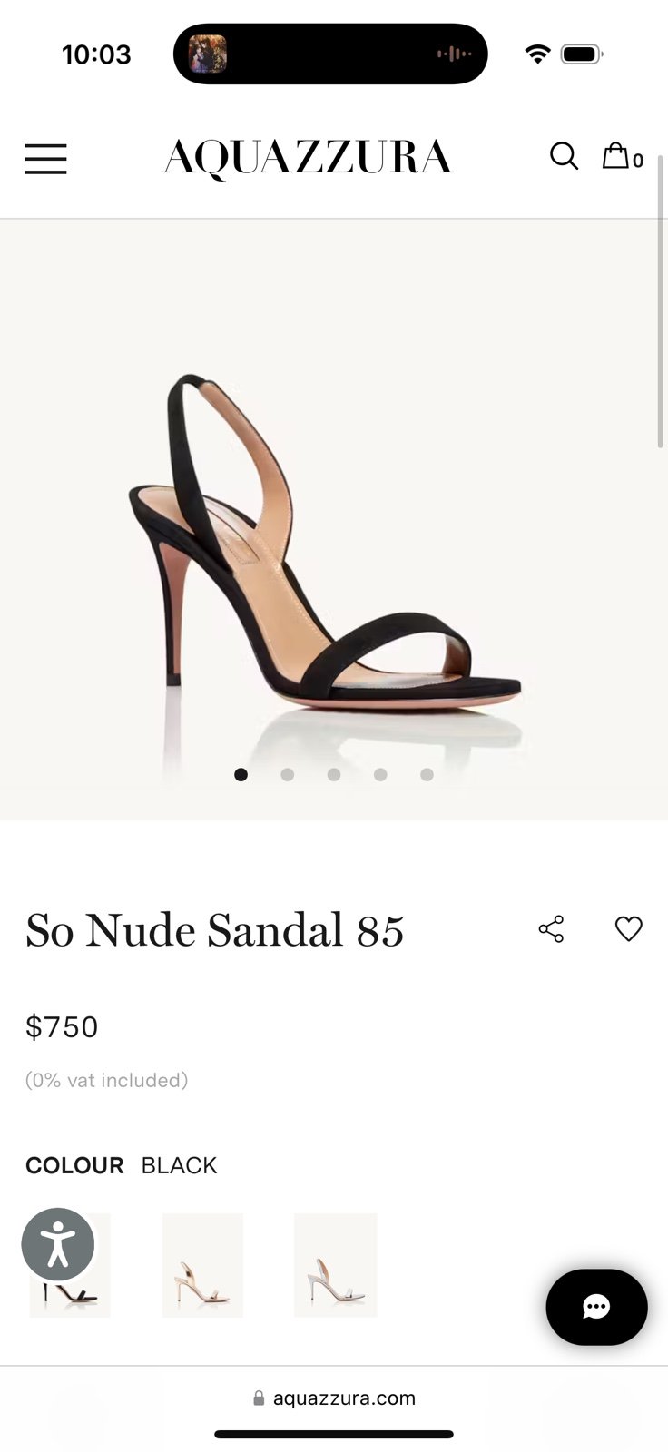 Aquazzura So Nude 85 Heel