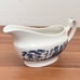 CHURCHILL Staffordshire England Fine English Tableware Blue Willow Gravy Boat