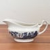 CHURCHILL Staffordshire England Fine English Tableware Blue Willow Gravy Boat
