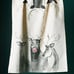 Anthropologie Reindeer Kitchen Tea Towel