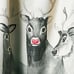 Anthropologie Reindeer Kitchen Tea Towel