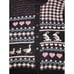 Needles Up Vintage Cardigan Sweater Women's L Made In USA Bunnies Ducks Hearts