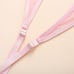 S∙Women's Sexy Lingerie Lace Babydoll Bra Thong Set Sleepwear Nightwear