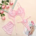 S∙Women's Sexy Lingerie Lace Babydoll Bra Thong Set Sleepwear Nightwear