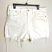 Madewell High-Rise Denim Shorts in Tile White sz 32