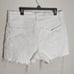 Madewell High-Rise Denim Shorts in Tile White sz 32