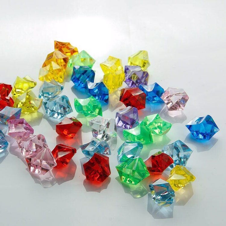 Artificial Color Rock Acrylic Glass Crys