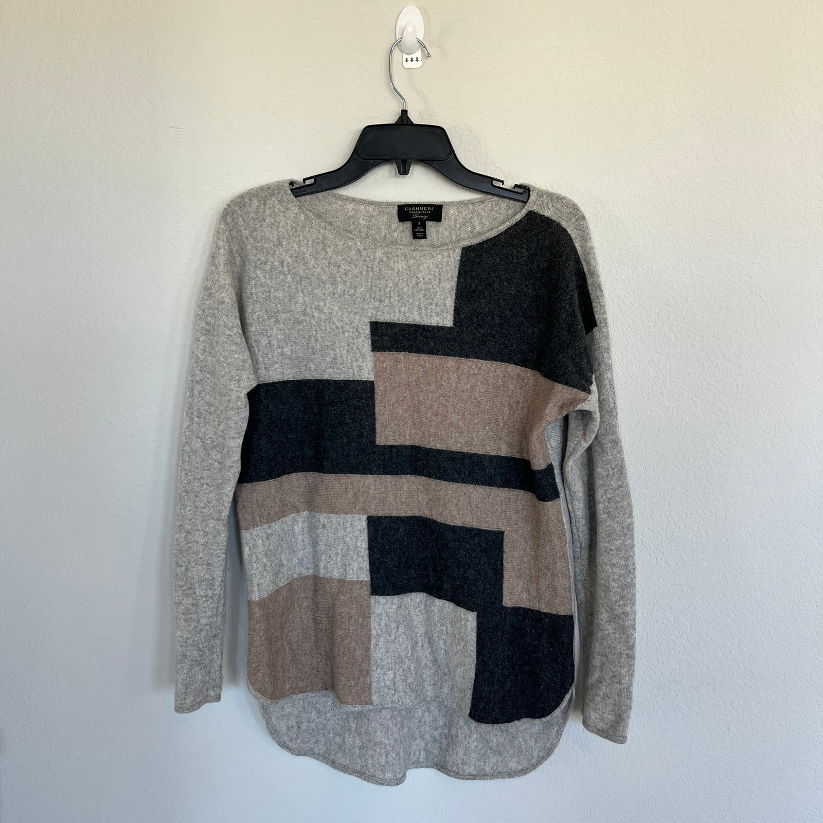 Charter Club 100% Cashmere Contemporary Sweater Size Small