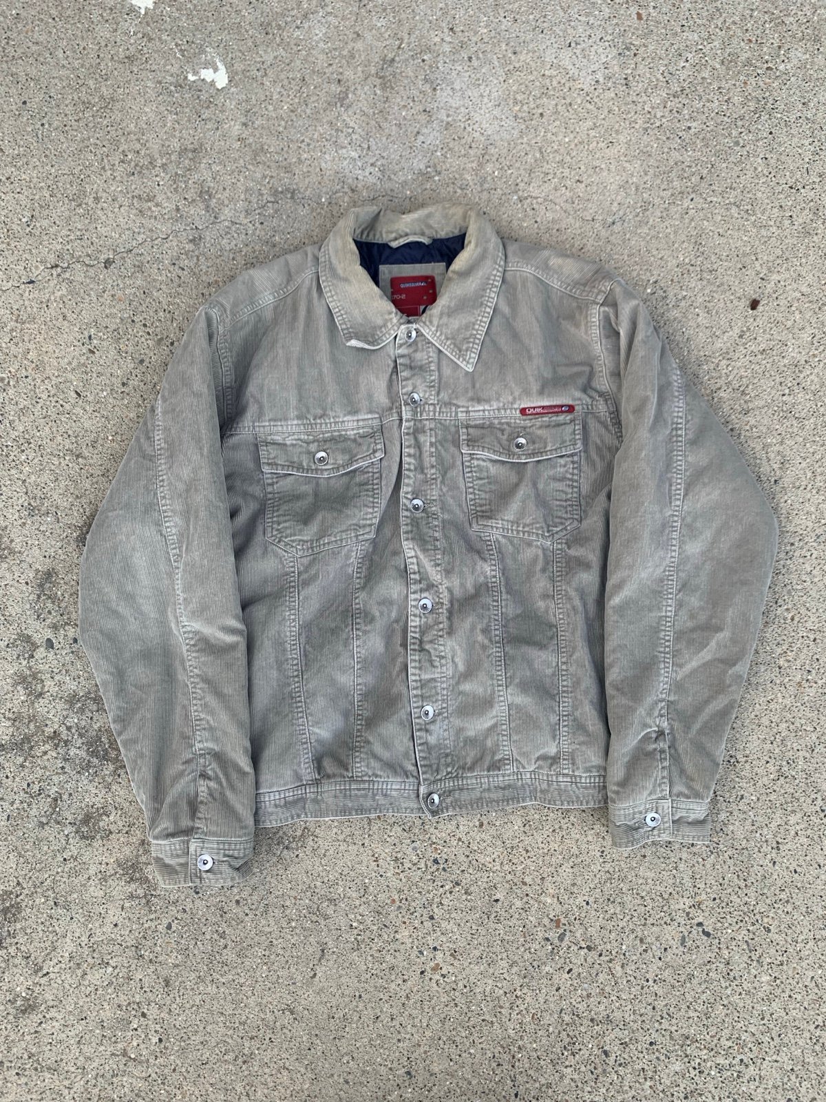 Y2K Vintage Quiksilver Corduroy Jacket Size Large