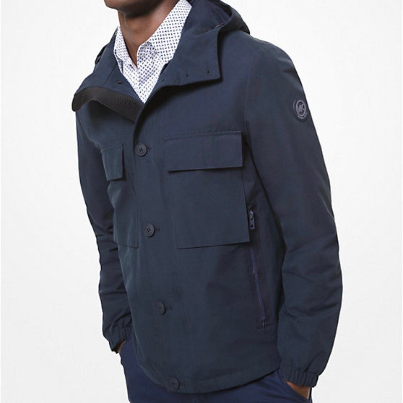 MICHAEL KORS Woven Hooded Jacket