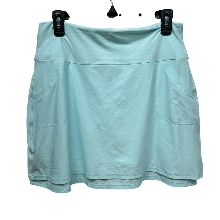 Peter Millar Womens Light Blue Skort L UPF 50+ Sun Protection Polyester/Spandex