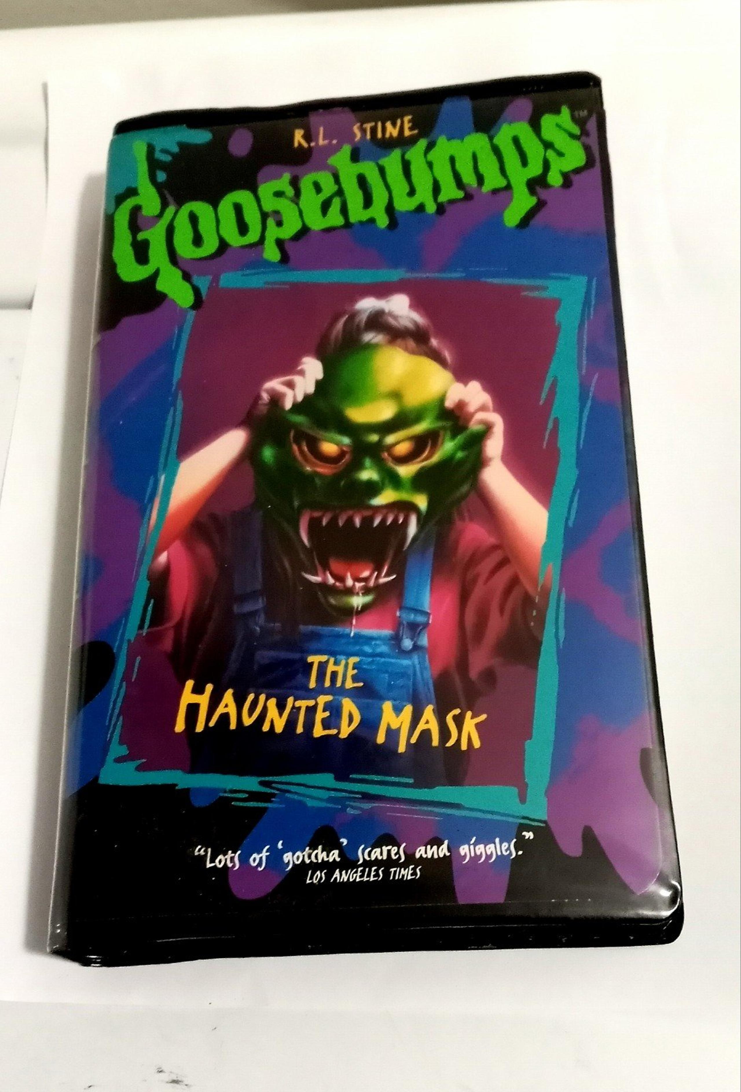 90s Goosebumps Haunted Mask vhs