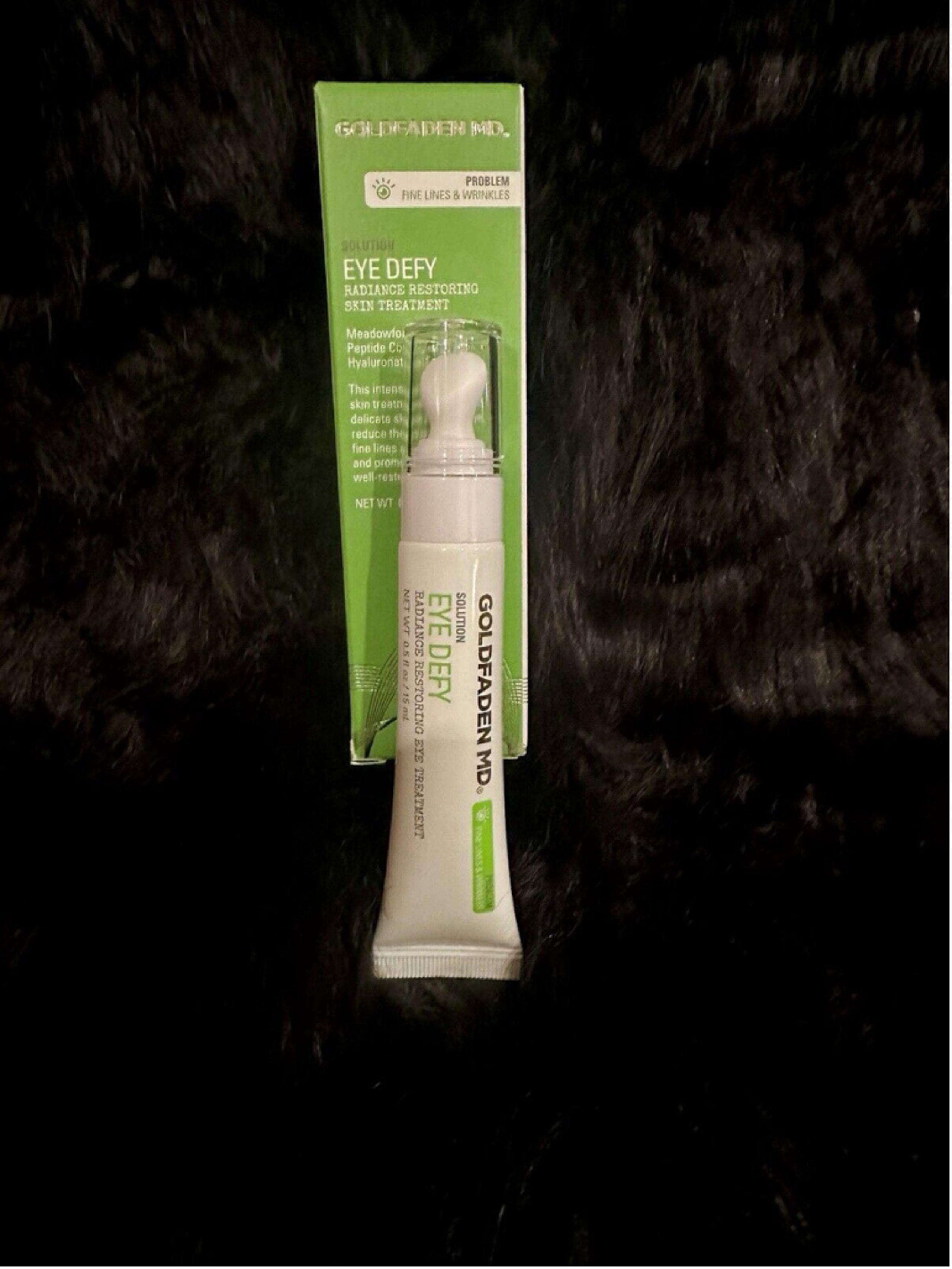 Goldfaden MD | Eye Defy Radiance Restoring Skin Treatment | F/S 0.5oz & NIB