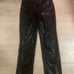 Alice + Olivia Amazing Boyfriend Vegan Leather Pant