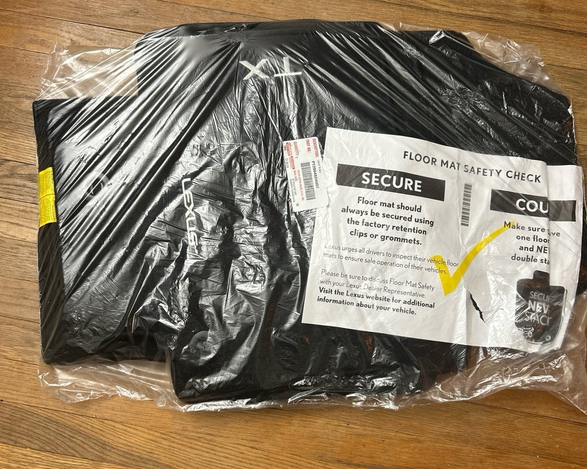 New 2024 Lexus TX350 1st, 2nd, & 3rd Row Floor Mats