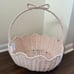 RESERVED ALEXISRROD15*** Pink Bow Scalloped Easter Basket TIKTOK VIRAL