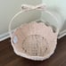 RESERVED ALEXISRROD15*** Pink Bow Scalloped Easter Basket TIKTOK VIRAL
