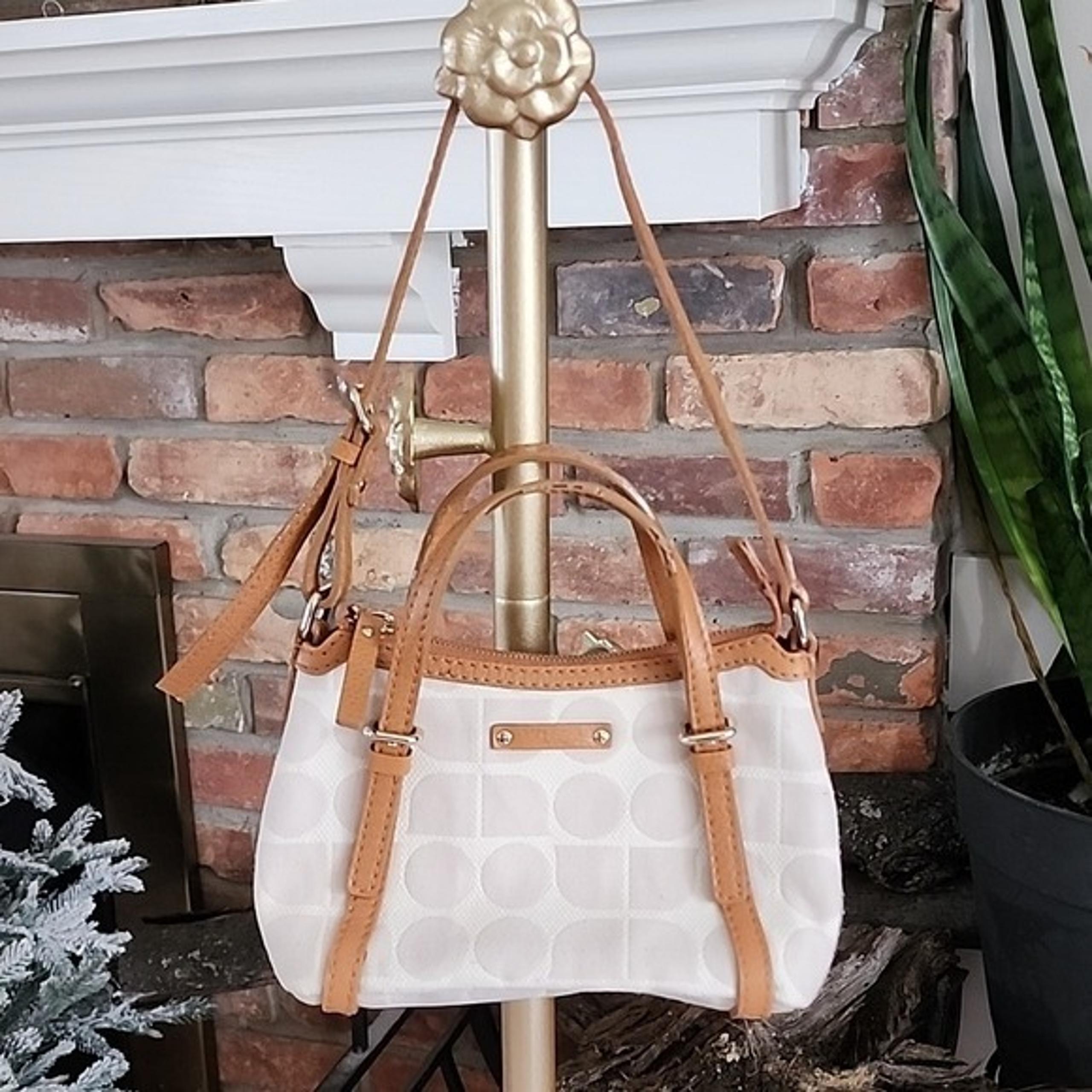 Kate Spade Womens Small Shoulder/Crossbody Bag Beige Brown