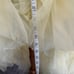 Mac Duggal Yellow One Shoulder Beaded Ruffled High Low Prom Pageant Formal Gown