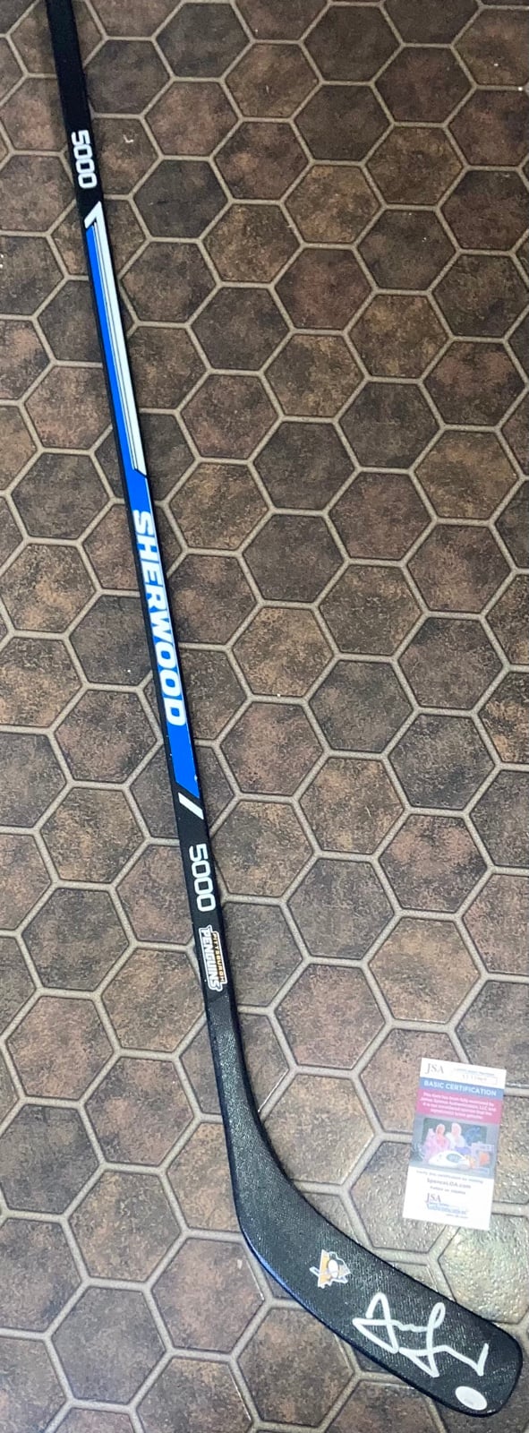 JAROMIR JAGR SIGNED AUTOGRAPHED PITTSBURGH PENGUINS F/S HOCKEY STICK JSA COA WOW