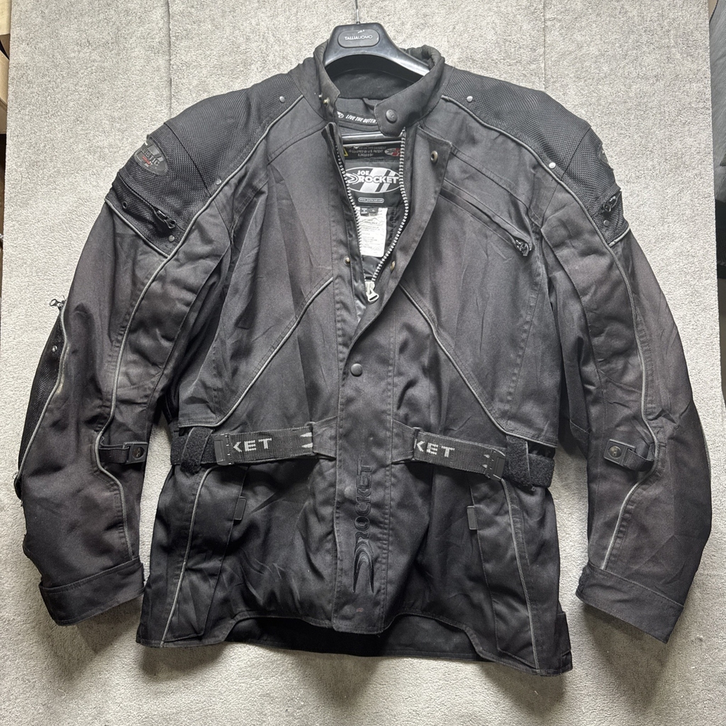 joe rocket Ballistic Series motorcycle jacket Large Body Armour Padded black