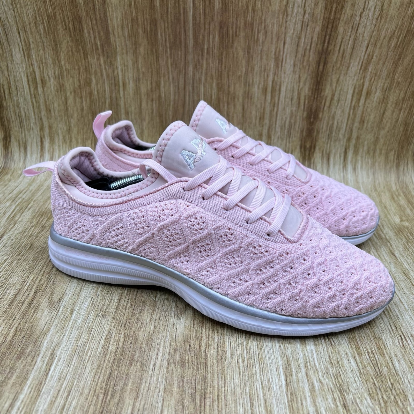 APL Techloom Phantom Women's Size 9.5 Pink White Sneakers Running Shoes