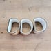 3 Vintage Noritake M Japan Napkin Ring Art Deco Lusterware Man Checkered Cape