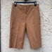 COS Size 4 Straight Cotton Shorts Brown Bermuda dress shorts