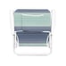 Caribbean Joe Folding Beach Chair - Blue Stripes