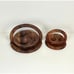 2 VTG Wood Collapsable Paisley Baskets Bowls Boho 1970s India
