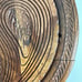 2 VTG Wood Collapsable Paisley Baskets Bowls Boho 1970s India