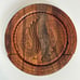 2 VTG Wood Collapsable Paisley Baskets Bowls Boho 1970s India