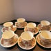 Alfred Meakin Fair Winds Sailor Fairwell Brown 7 Tea Cup / 9 Sauces New York S/S